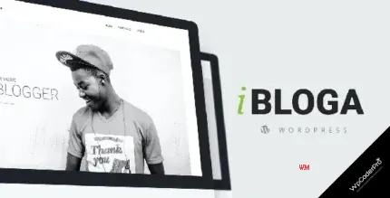 Download iBloga — Clean and Minimal Blog WordPress Theme