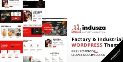 Download Indusza - Industrial and Factory WordPress Theme