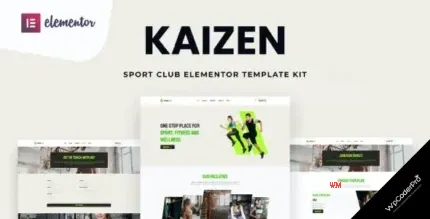 Download Kaizen - Sport Club Elementor Template Kit