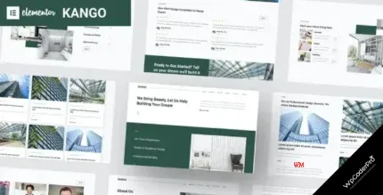 Download Kango - Architecture Elementor Template Kits