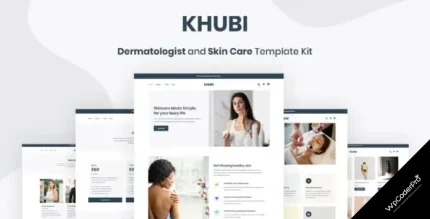 Download Khubi - Dermatologist and Skin Care Template Kit