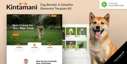 Download Kintamani – Dog Breeder and Adoption Elementor Template Kit