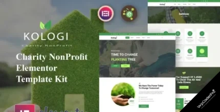 Download Kologi - Charity NonProfit Elementor Template Kit