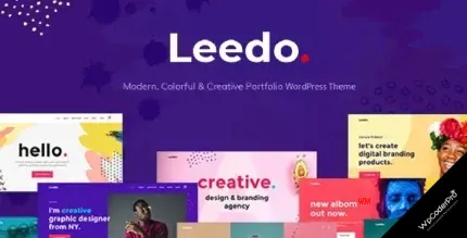 Download Leedo – Colorful and Creative Portfolio WordPress Theme