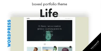 Download Life - Boxed Portfolio WordPress Theme