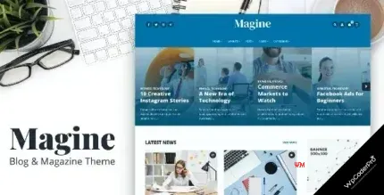 Download Magine - Business Blog WordPress Theme