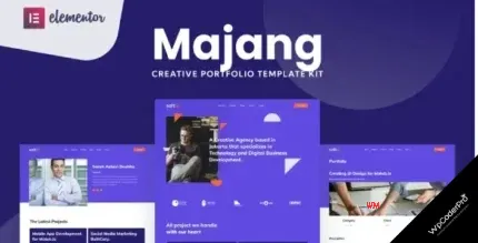 Download Majang - Personal Portfolio Elementor Template Kit