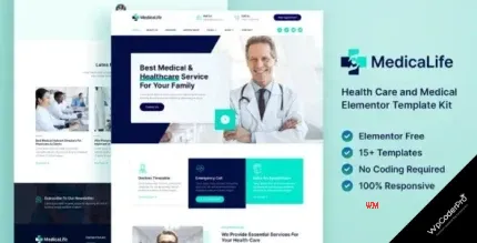 Download MedicaLife – Health Care and Medical Elementor Template Kit