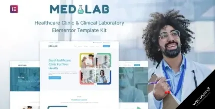 Download Medilab - Healthcare and Clinical Laboratory Elementor Template Kit
