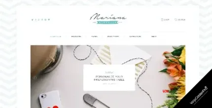 Download Melania  Handmade Blog and Shop WordPress Theme