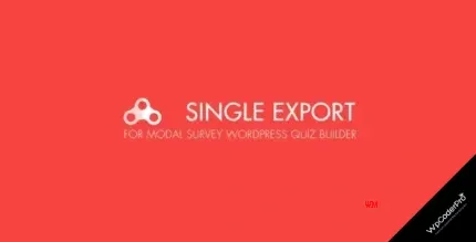 Download Modal Survey - Single Export