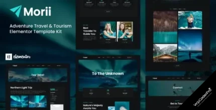 Download Morii - Adventure Travel and Tourism Elementor Template Kit