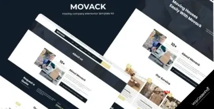Download Movack - Moving Company Elementor Template Kit