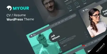 Download Myour - CV Resume and Personal Portfolio WordPress Theme