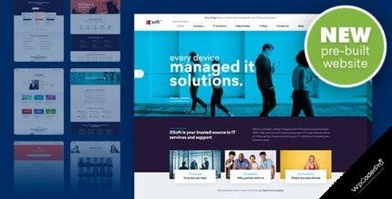 Nanosoft WordPress Theme
