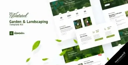 Download Naturel Garden and Landscaping Elementor Template Kit