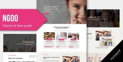 Download NGOO - Non-profit Charity Template Kit