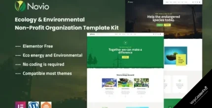 Download Novio - Ecology and Environmental Non-Profit Organization Template Kit