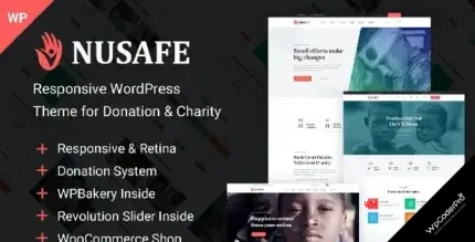 Download Nusafe  WordPress Theme for Donation and Charity