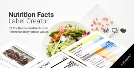 Download Nutrition Facts Label Creator for WPBakery