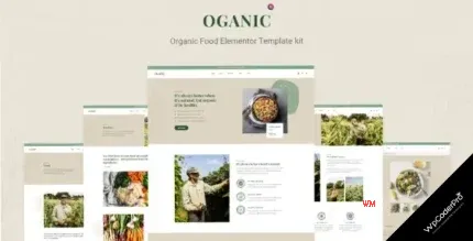 Download Oganic - Organic Food Elementor Template kit