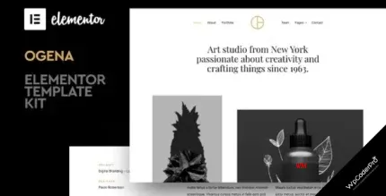 Download Ogena - Minimal Elementor Template Kit