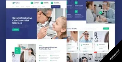 Download Optica – Optometrist and Eye Care Elementor Template Kit