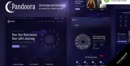 Download Pandoora – Horoscope and Astrology Elementor Template Kit