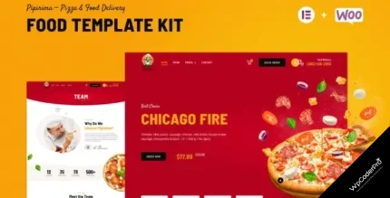 Download Pipirima — Pizza and Food Delivery Elementor Template Kit