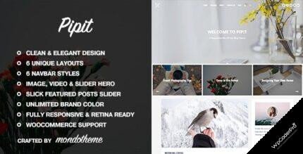 Pipit WordPress Theme