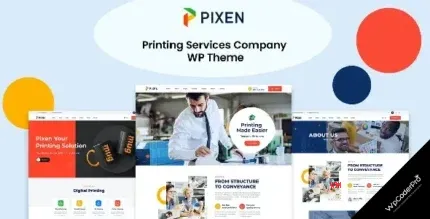 Download Pixeen - Printing Services Company WordPress Theme