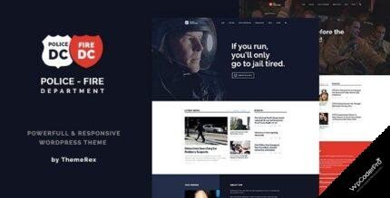 Police Fire Department WordPress Theme