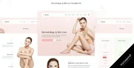 Download Qurux - Dermatology and Skin Care Elementor Template Kit