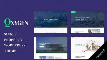 Download Qxygen - Single Property WordPress Theme