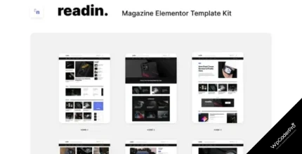 Download Readin - Blog and Magazine Elementor Template Kit