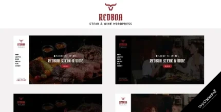 Download Redboa - Steakhouse Restaurant WordPress Theme