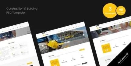 Download Restate - Construction Builder Elementor Template Kit