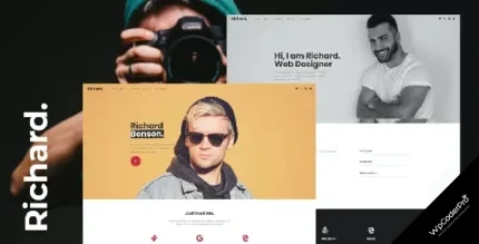 Download Richard - Onepage Personal WordPress Theme