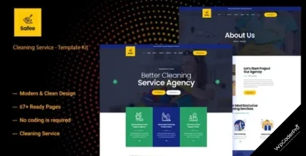 Download Safee - Cleaning Service Elementor Template Kit