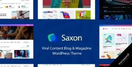 Download Saxon - Viral Blog and Magazine WordPress theme