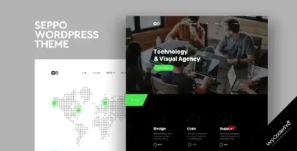 Download Seppo - Corporate One Page WordPress Theme