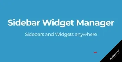 Download Sidebar Widget Manager