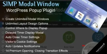 Download Simp Modal Window - WordPress Plugin