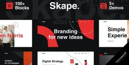 Download Skape - Creative Digital Agency Business Elementor Template Kit
