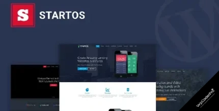 Download Startos - Modern App Landing Page WordPress Theme