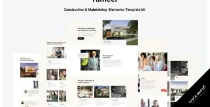 Download Tammer - Construction and Maintenance Elementor Template kit