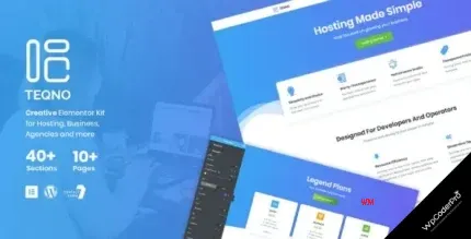 Download Teqno - Tech Agency Elementor Template Kit