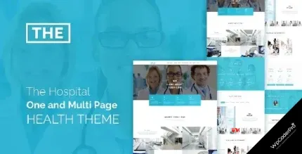 Download The Hospital - One and Multi Page Health WordPress Theme