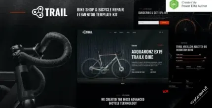 Download Trail – Bike Shop and Bicycle Repair Elementor Template Kit