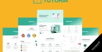 Download Tutoria - Education and Online Courses Elementor Template Kit